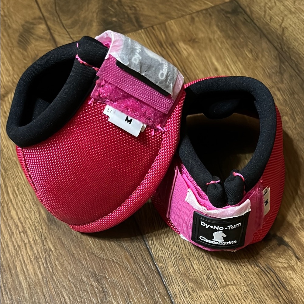 Classic Equine Pink Bell Boots